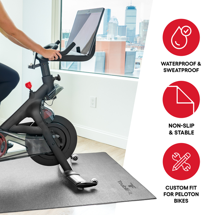 Bike Mat for the Peloton Bike and Peloton Bike+ - TrubliFit