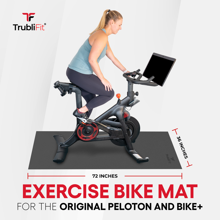 Bike Mat for the Peloton Bike and Peloton Bike+ - TrubliFit