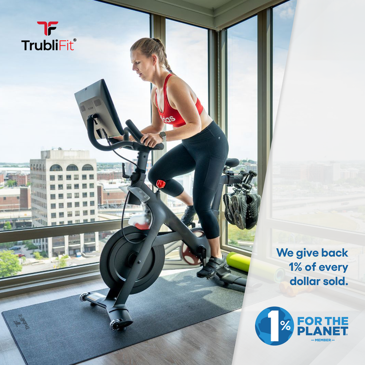 Bike Mat for the Peloton Bike and Peloton Bike+ - TrubliFit