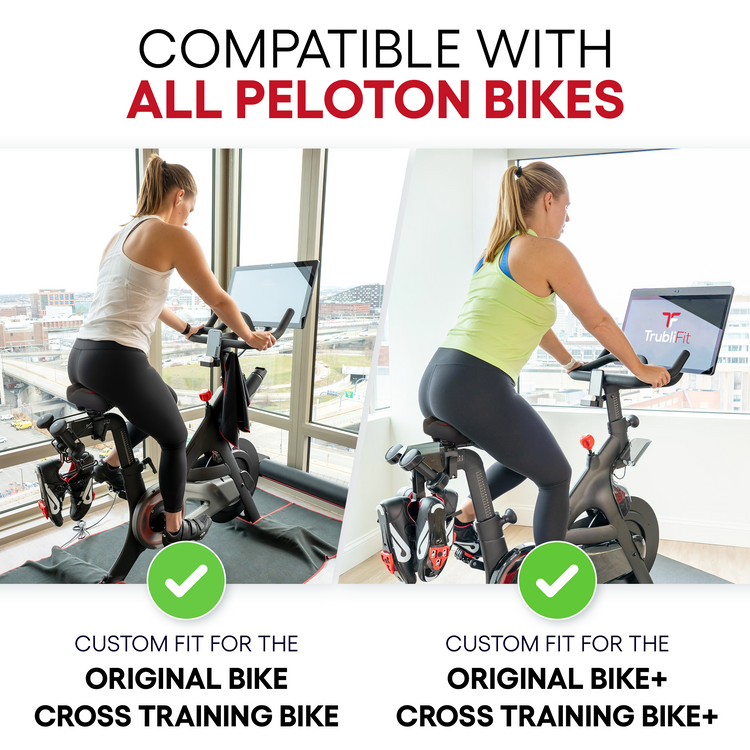 Fits all Peloton Bikes (Original Peloton Bike & Bike+ and Cross Training Bike & Bike+)
