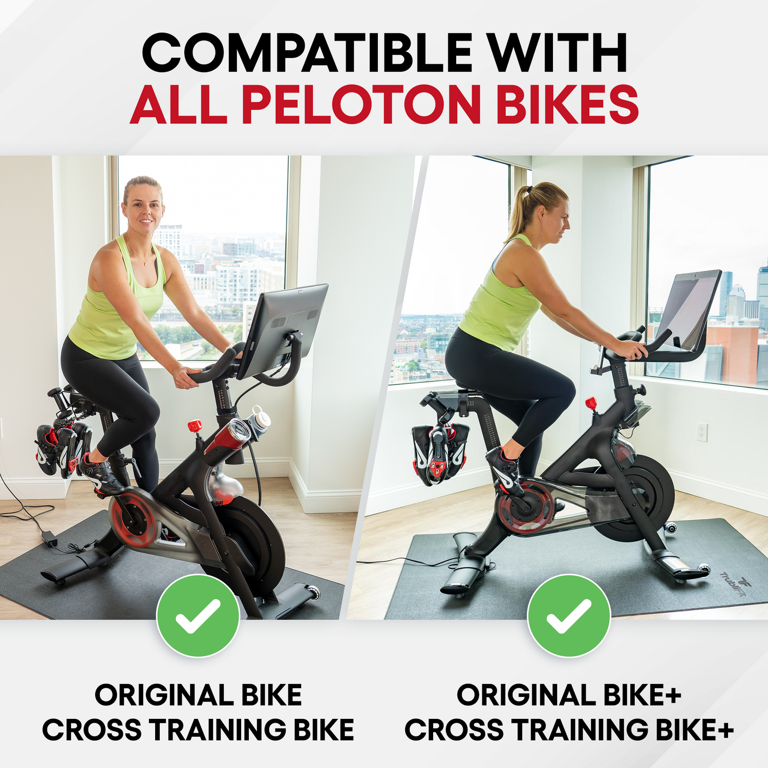 Bike Mat for the Peloton Bike and Peloton Bike+ - TrubliFit