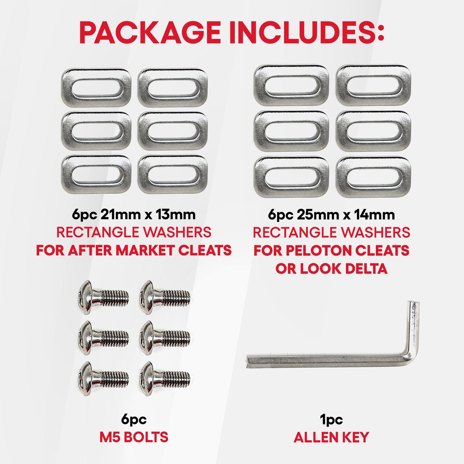 Replacement Delta Bolts with Allen Key - TrubliFit