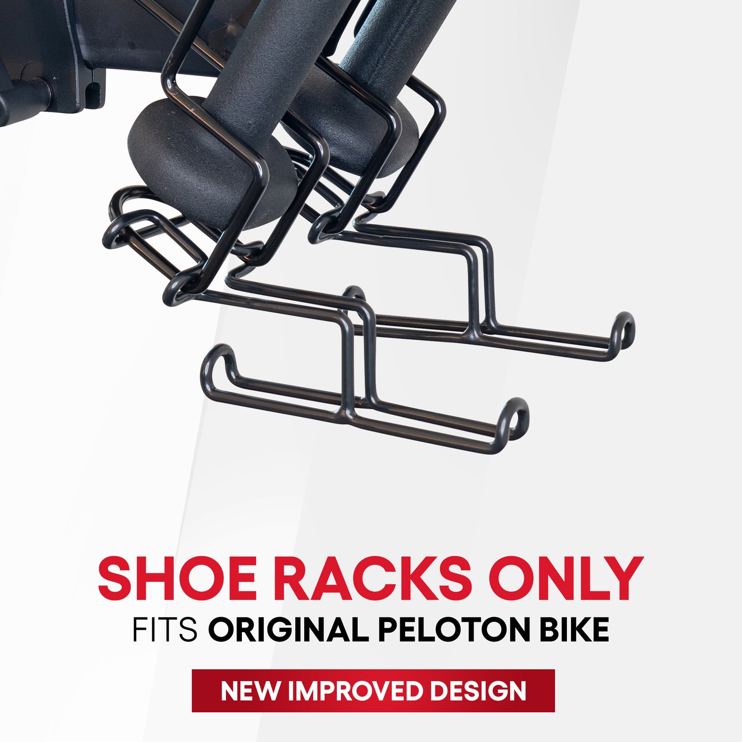 Deluxe Shoe Rack for Original Peloton (Pair) - TrubliFit