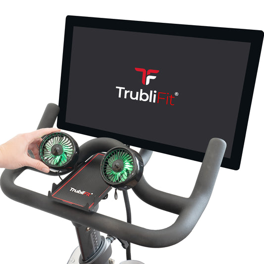 Dual Fans with Phone Tray for the Peloton Bikes