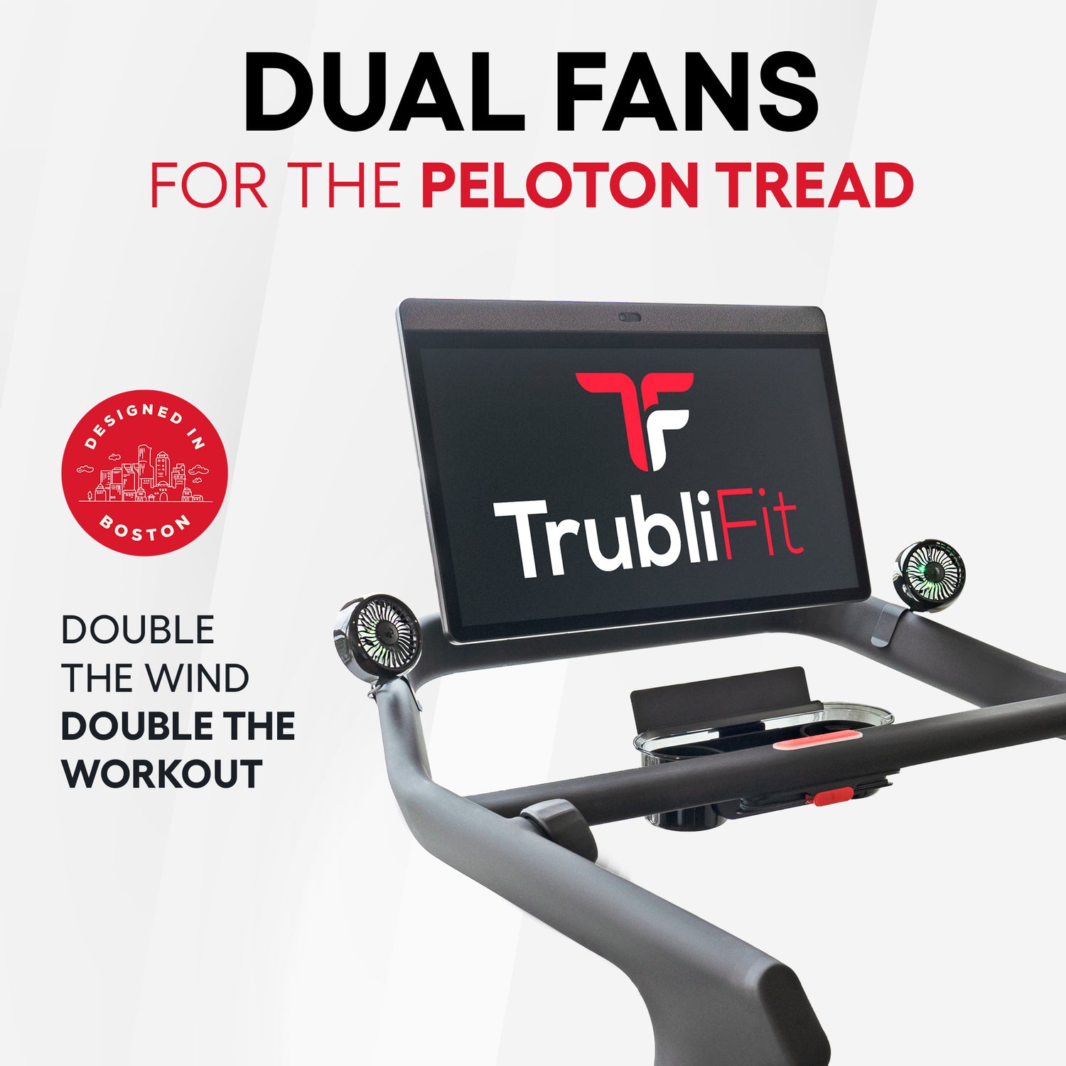 Dual Fans for Peloton Tread - TrubliFit