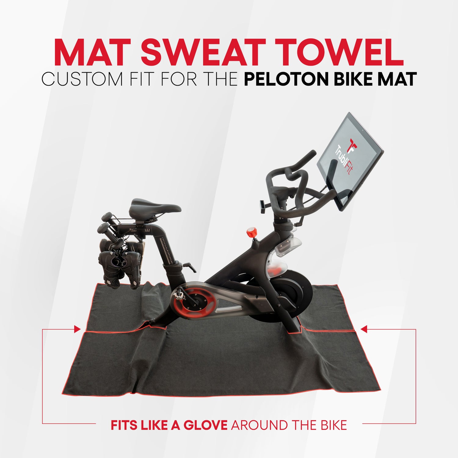 Mat Sweat Towel for The Peloton Bike & Bike+ Accessories for Peloton –  TrubliFit
