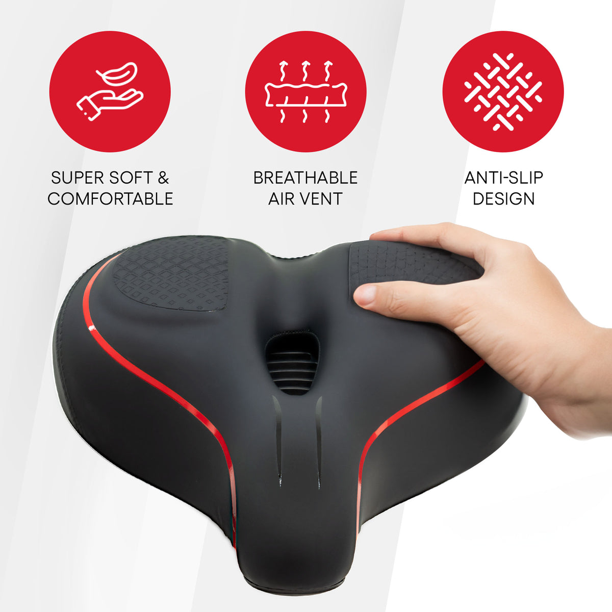 More cushion, more support, more air