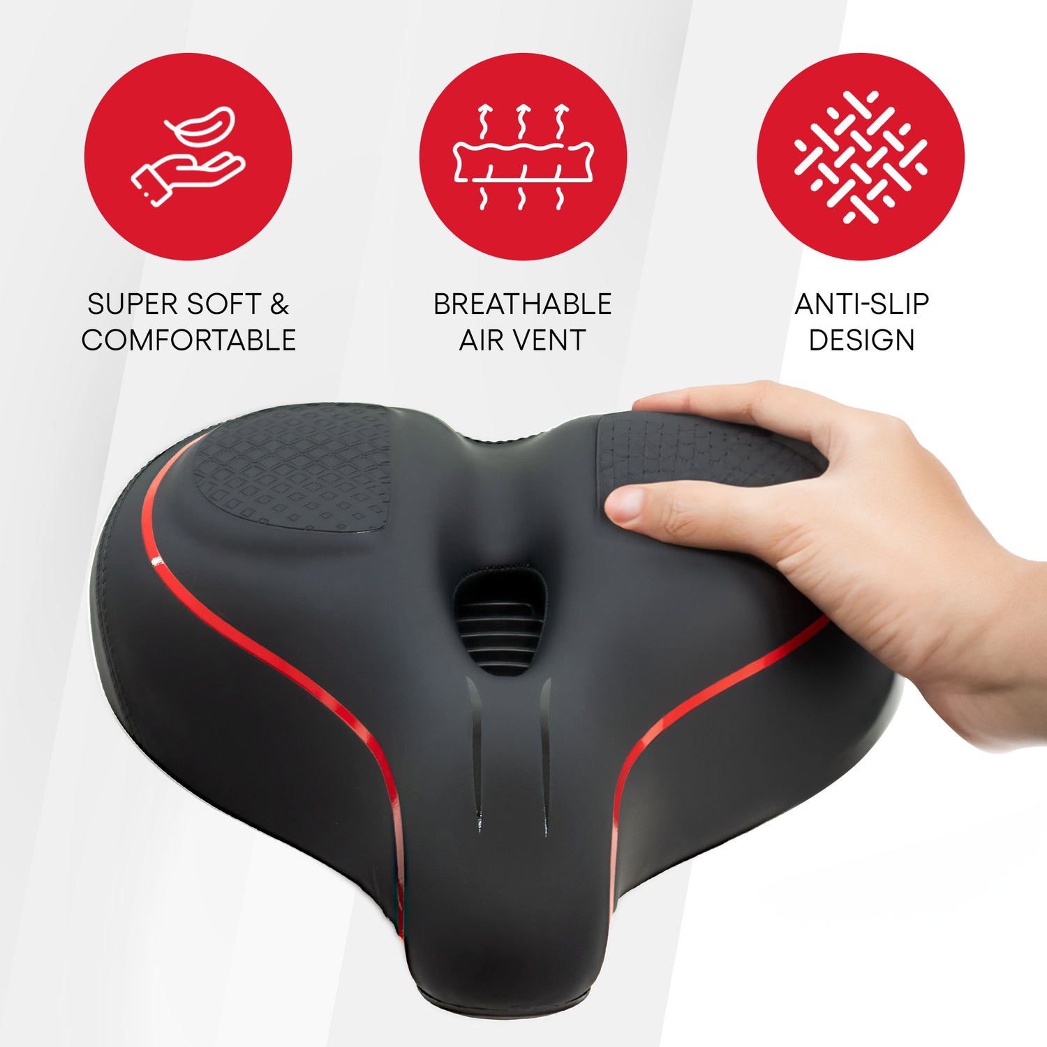 Extra Wide Seat Cushion for Peloton Bike