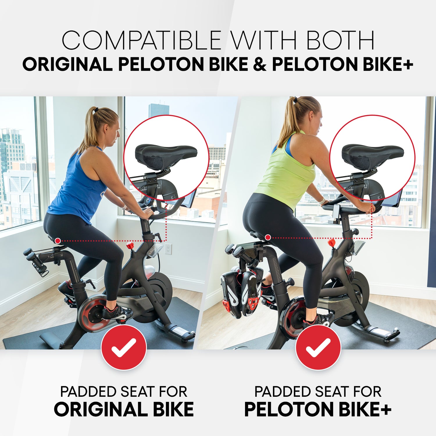 New Bike Seat Cushion for Peloton Exercise Bike Padded Bike Seat Cover  Comfort