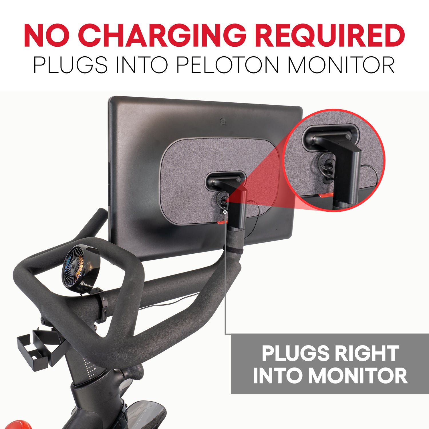 Custom fan for the peloton bikes