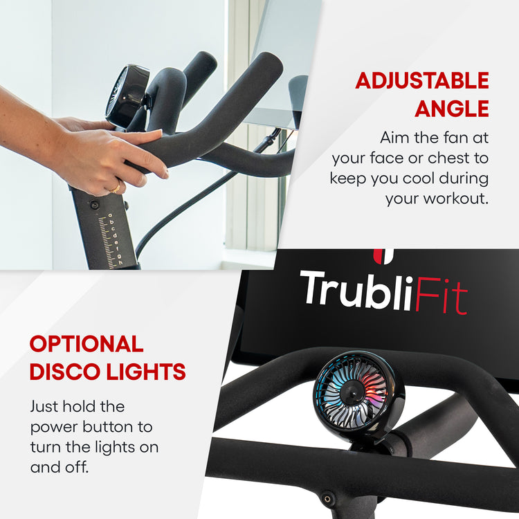 Custom fan for the peloton bikes