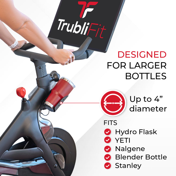 fits larger bottles on peloton bike