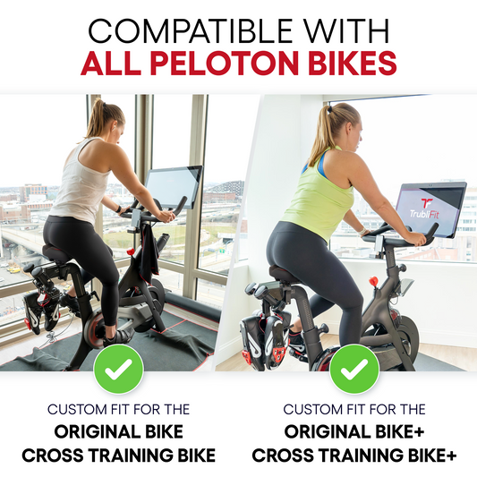 Fits all Peloton Bikes (Original Peloton Bike & Bike+ and Cross Training Bike & Bike+)