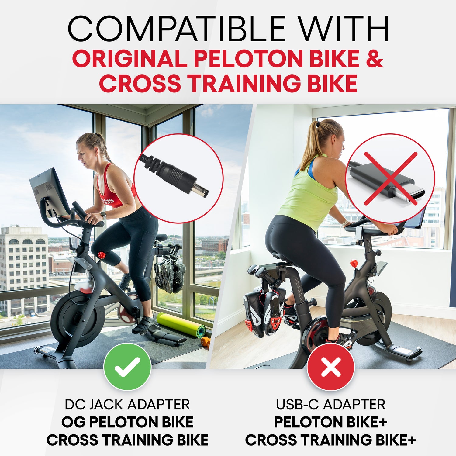 Power Supply for the Original Peloton Bike and Cross Training Bike - TrubliFit
