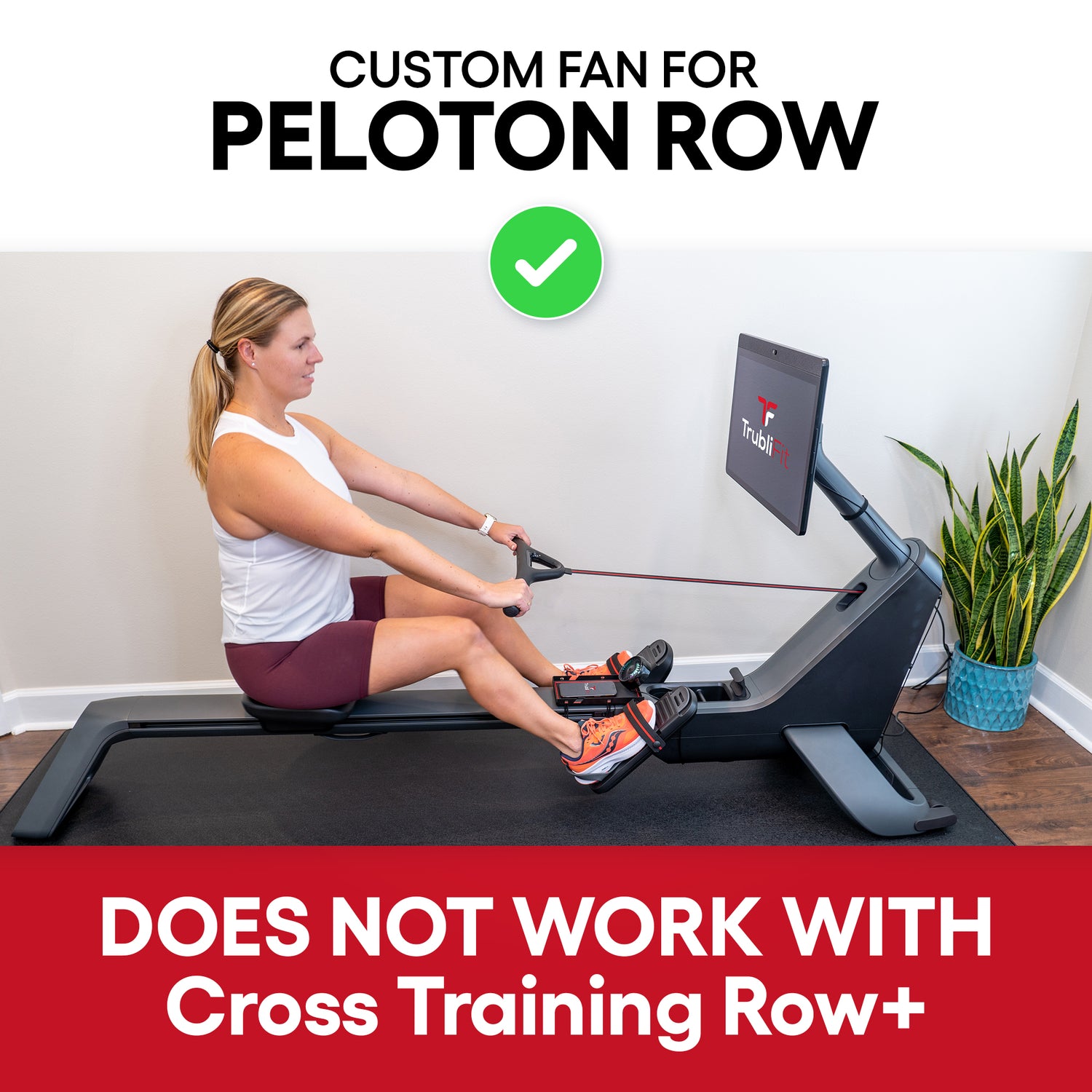 Fan & Tray for Peloton Row - TrubliFit