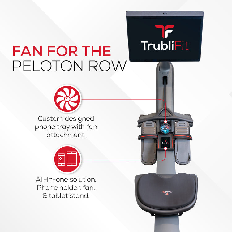 peloton row fan