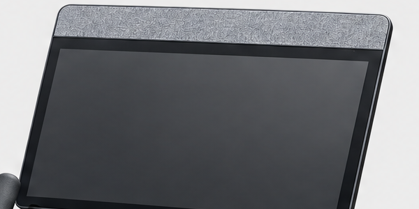 Speaker bar on top of the screen, no camera